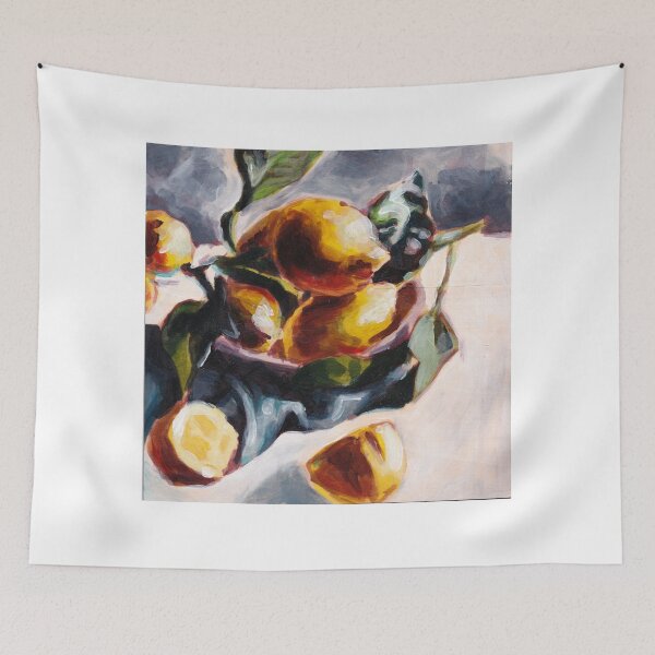 Item preview, acrylic painting lemon bowl designed and sold by crissini.