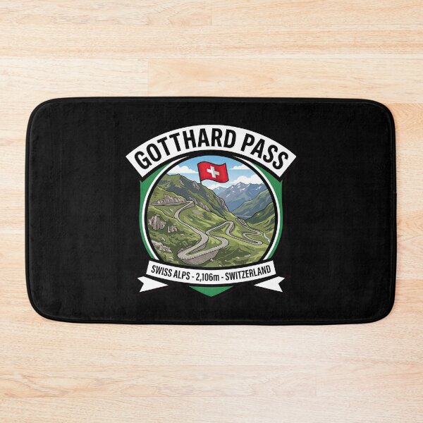 Item preview, Gotthard Pass Switzerland Legendary Alpine Road Graphic designed and sold by enzoade.