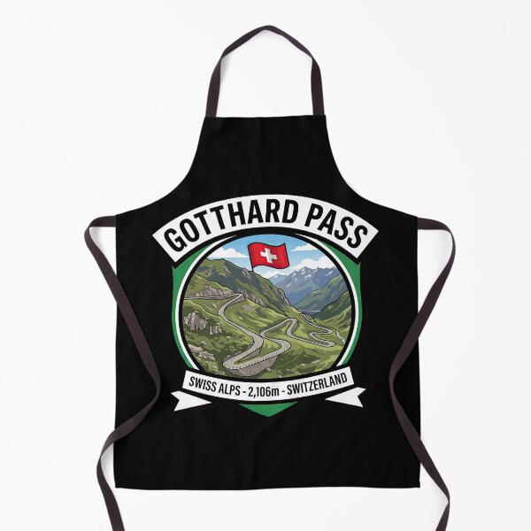 Item preview, Gotthard Pass Switzerland Legendary Alpine Road Graphic designed and sold by enzoade.
