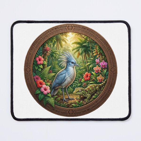 Item preview, Cagou and Gecko in the Tropical Forest designed and sold by Hawaii26.