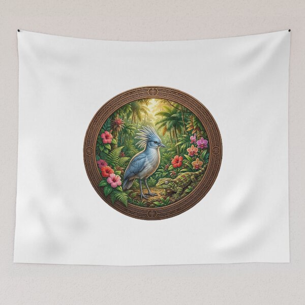 Item preview, Cagou and Gecko in the Tropical Forest designed and sold by Hawaii26.