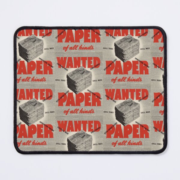 Item preview, WANTED PAPER designed and sold by THE GOOD FIND.
