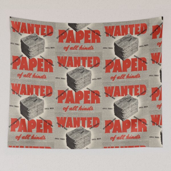 Item preview, WANTED PAPER designed and sold by THE GOOD FIND.