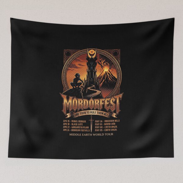Item preview, Fantasy Dark Tower Heavy Metal Tour Concert Poster Retro Graphic designed and sold by AdyKurniawan.