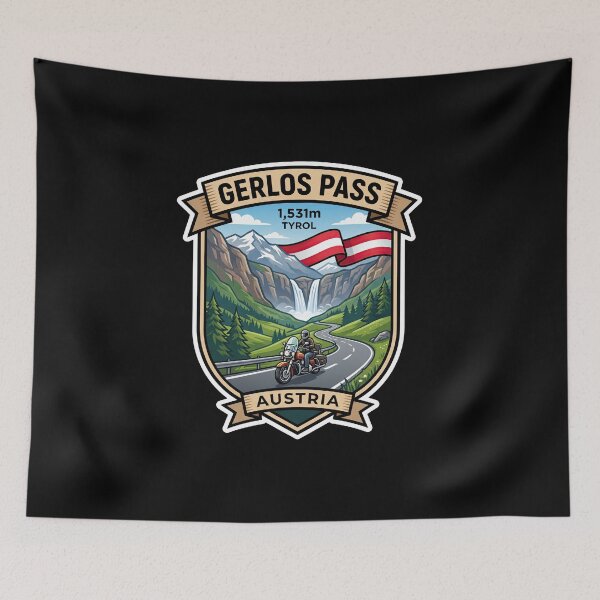 Item preview, Gerlos Pass Austria Scenic Route Mountain Design designed and sold by enzoade.