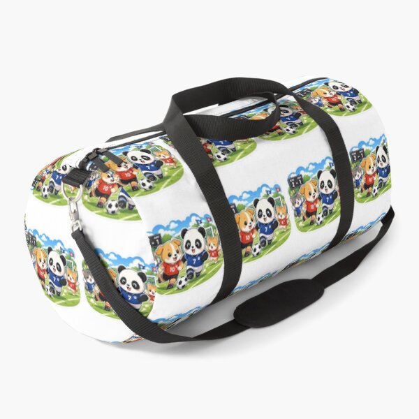 Item preview, Dog Playing Football with Panda & Cats designed and sold by MR4me.
