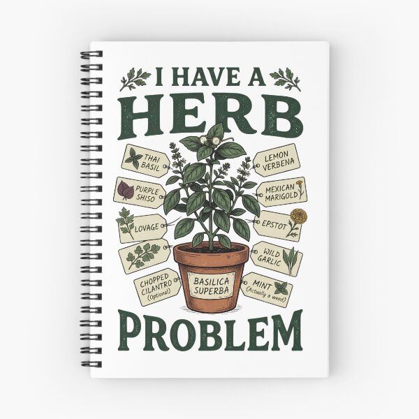 Item preview, I Have a Herb Problem Funny Gardening T-Shirt | Plant Lover Gift designed and sold by lakshitha99.