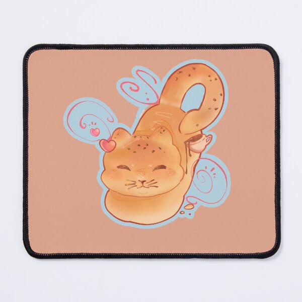 Item preview, Cute bread loaf cat chibi drawing  designed and sold by drawwithnong.
