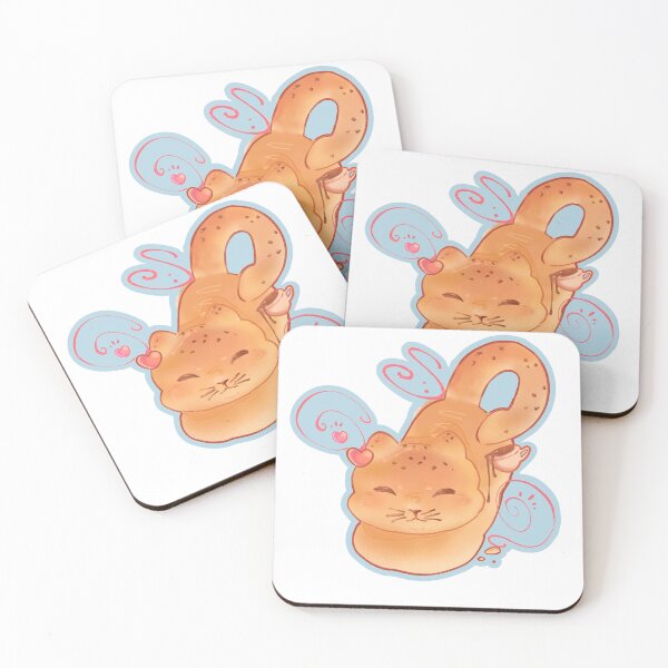 Item preview, Cute bread loaf cat chibi drawing  designed and sold by drawwithnong.