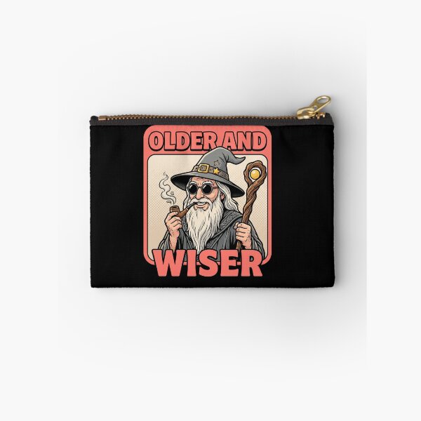 Item preview, Older And Wiser Cool Retro Wizard Sunglasses Magic Fantasy Geek Art designed and sold by AdyKurniawan.