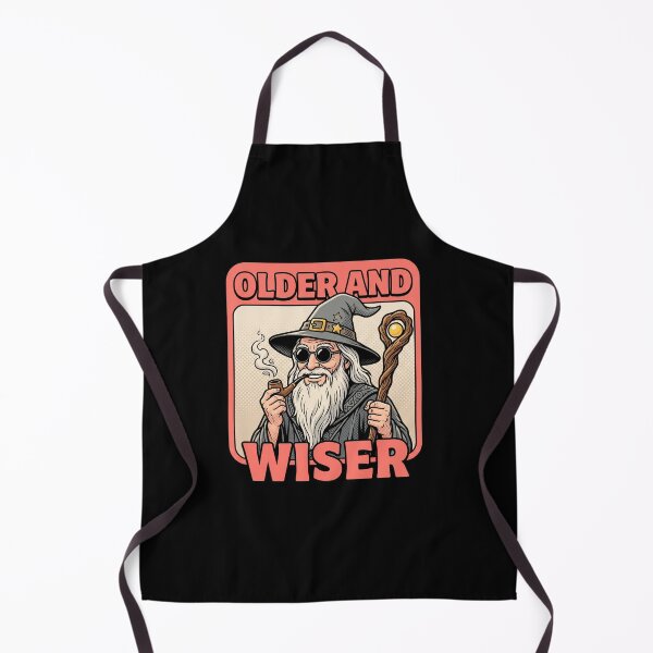 Item preview, Older And Wiser Cool Retro Wizard Sunglasses Magic Fantasy Geek Art designed and sold by AdyKurniawan.