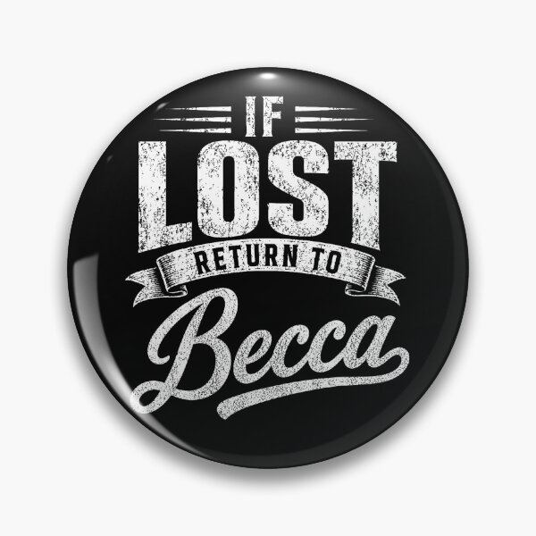 Item preview,  If Lost Return To Becca Couples Funny Matching designed and sold by ripgoatclothing.