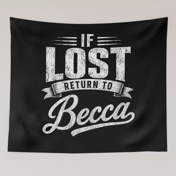 Item preview,  If Lost Return To Becca Couples Funny Matching designed and sold by ripgoatclothing.