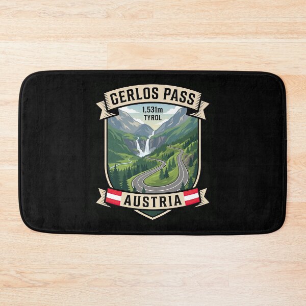 Item preview, Gerlos Pass Tyrol Mountain Road Travel Artwork designed and sold by enzoade.
