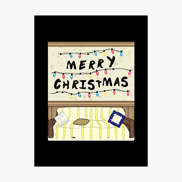 Item preview, Merry Christmas Stranger Things designed and sold by RomayneMoskop1.