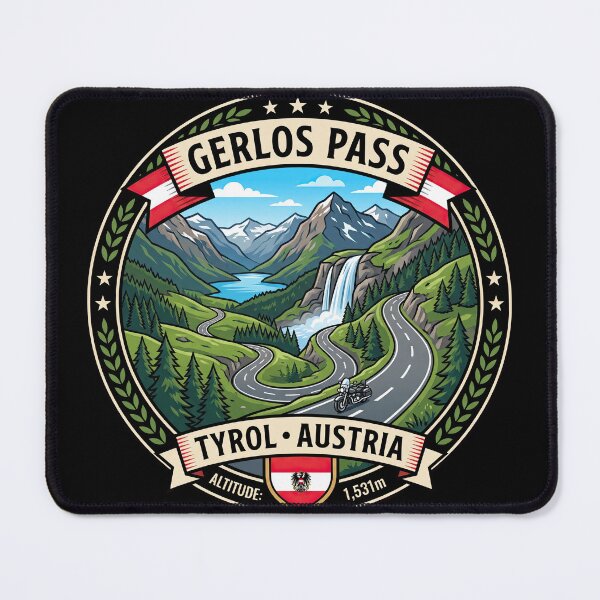 Item preview, Gerlos Pass Austria Motorcycle Adventure Route Design designed and sold by enzoade.