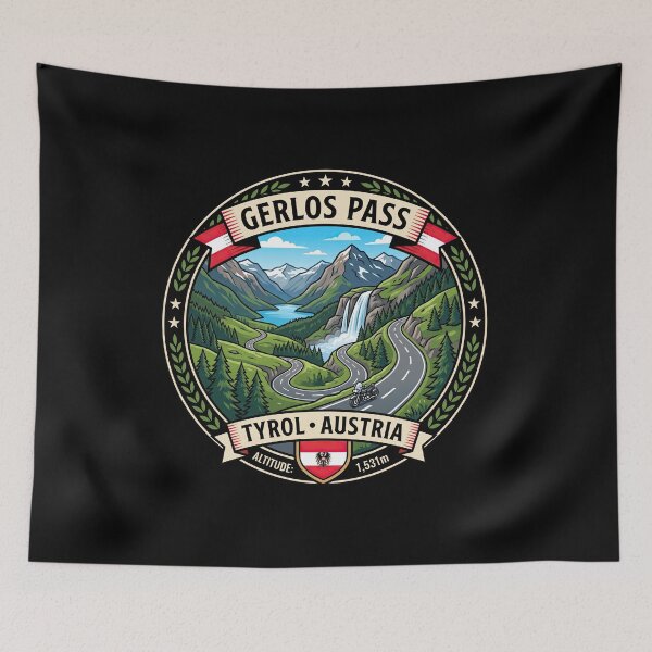 Item preview, Gerlos Pass Austria Motorcycle Adventure Route Design designed and sold by enzoade.