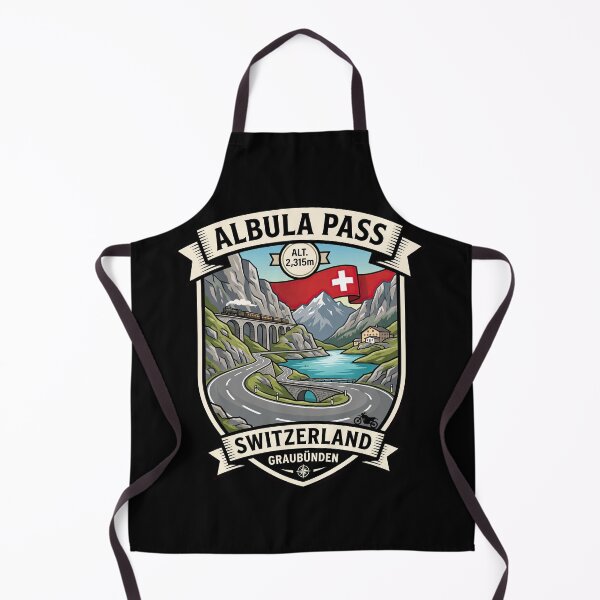 Item preview, Albula Pass Graubünden Biker Mountain Pass Design designed and sold by enzoade.