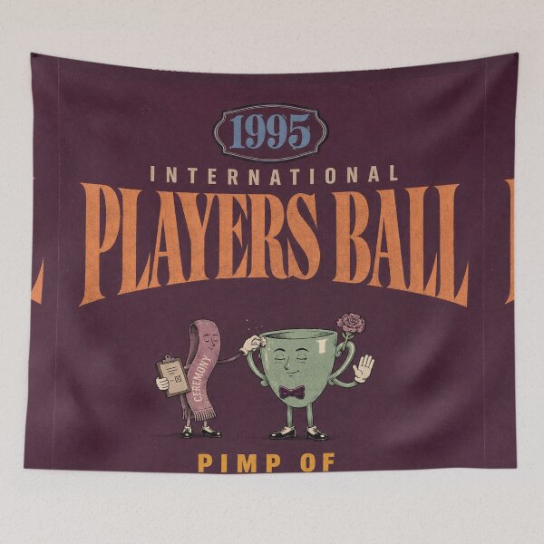 Item preview, 1995 INTERNATIONAL PLAYERS BALL designed and sold by BetterDaysDept.
