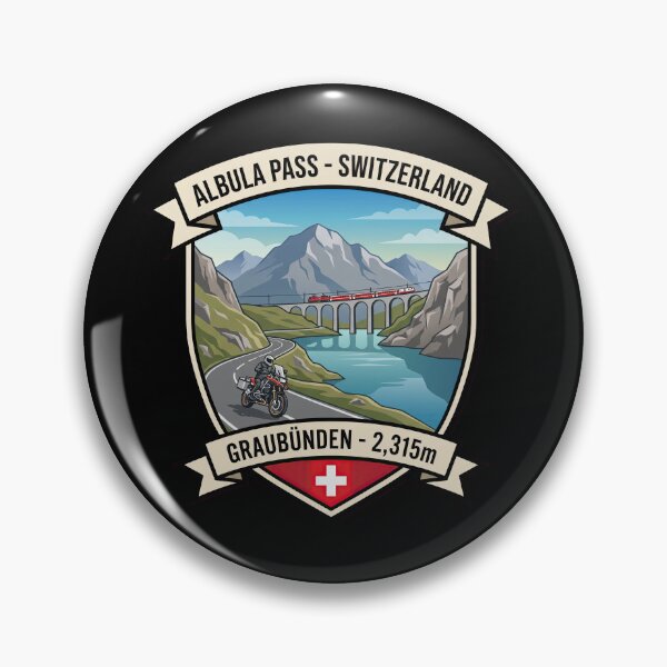 Item preview, Albula Pass Alpine Route Switzerland Travel Graphic designed and sold by enzoade.