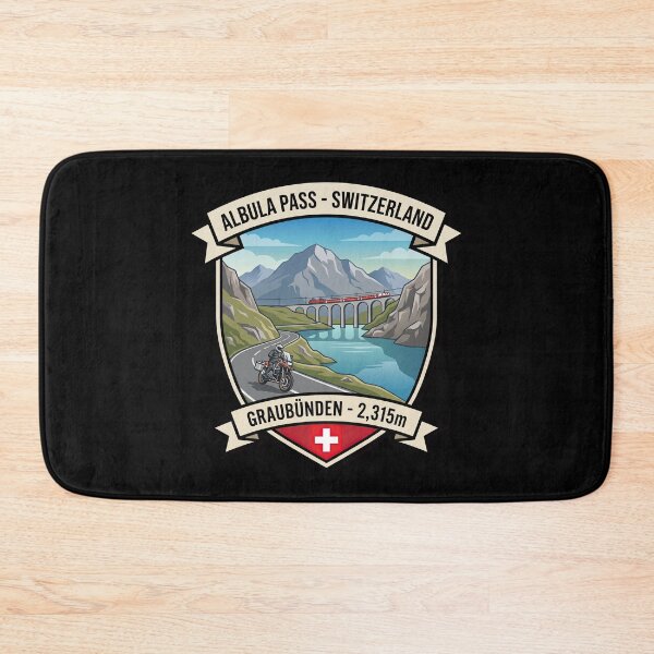 Item preview, Albula Pass Alpine Route Switzerland Travel Graphic designed and sold by enzoade.