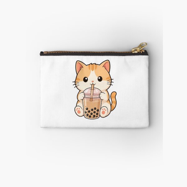 Item preview, Cute Bubble Tea Cat designed and sold by PawsGiggles.