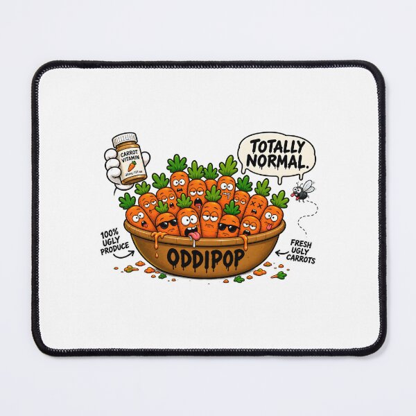 Item preview, Totally Normal Ugly Carrot Crew designed and sold by ODDIPOP.