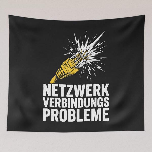 Item preview, Netzwerk Verbindungsprobleme - IT Network Admin Tech Support Humor designed and sold by SplashTastic.