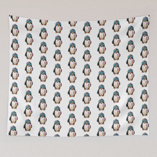Item preview, Cute Penguin Ice Cream Kawaii Cartoon Sticker designed and sold by designerbhai009.