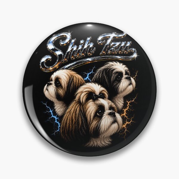 Item preview, Adorable Shih Tzu Trio with Electric Accents designed and sold by rafaeltto.