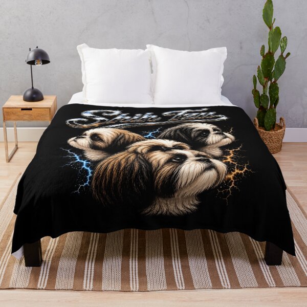 Item preview, Adorable Shih Tzu Trio with Electric Accents designed and sold by rafaeltto.