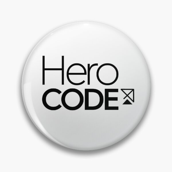 Item preview, HeroCODE Black onwhite  designed and sold by HeroCODE Academy.