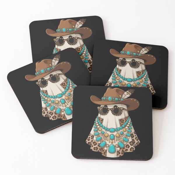 Item preview, Western Glam Ghost Cowgirl Hat Turquoise Jewelry designed and sold by CF_VintageDesign.