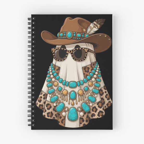 Item preview, Western Glam Ghost Cowgirl Hat Turquoise Jewelry designed and sold by CF_VintageDesign.