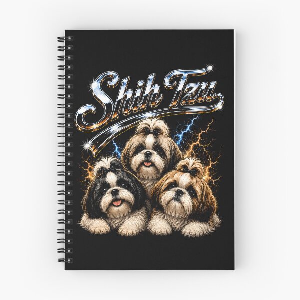 Item preview, Adorable Shih Tzu Trio with Sparkling Effects designed and sold by rafaeltto.