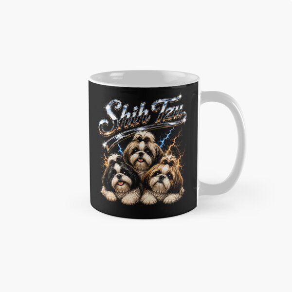 Item preview, Adorable Shih Tzu Trio with Sparkling Effects designed and sold by rafaeltto.