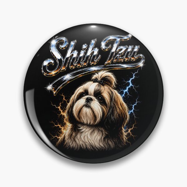 Item preview, Shih Tzu electric vibes design for dog lovers designed and sold by rafaeltto.