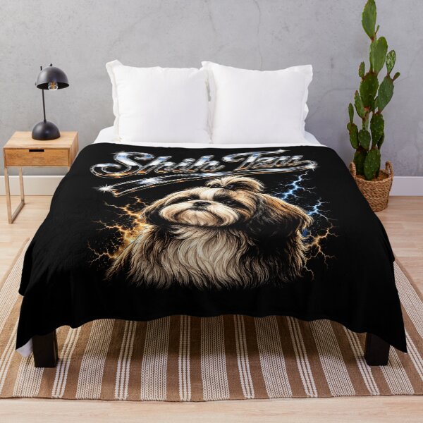 Item preview, Shih Tzu electric vibes design for dog lovers designed and sold by rafaeltto.