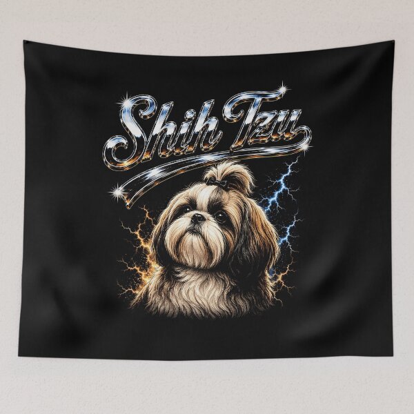 Item preview, Shih Tzu electric vibes design for dog lovers designed and sold by rafaeltto.
