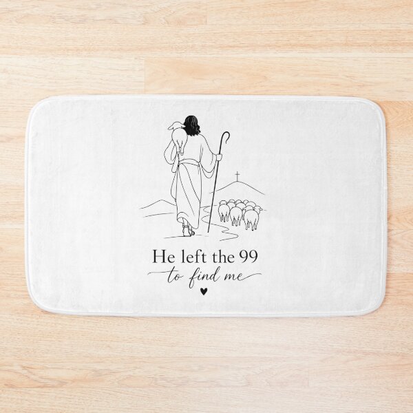 Item preview, He Left the 99 to Find Me - Lost Sheep Christian Design designed and sold by oumayma mokrane.
