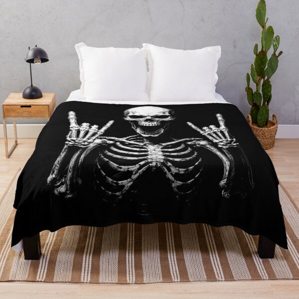 Item preview, Rock on Skeleton Graphic Art for Music Lovers Halloween designed and sold by rafaeltto.