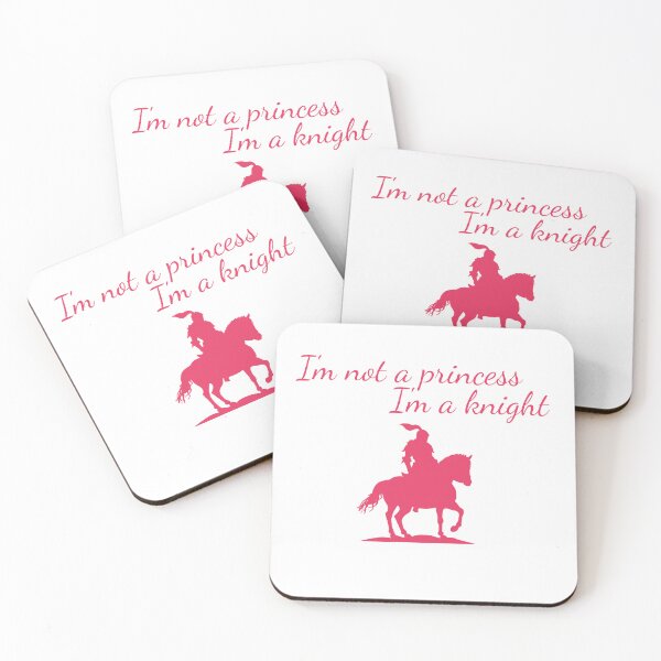 Item preview, I'm not a princess I'm a knight- Pink Version designed and sold by SlimyFish.