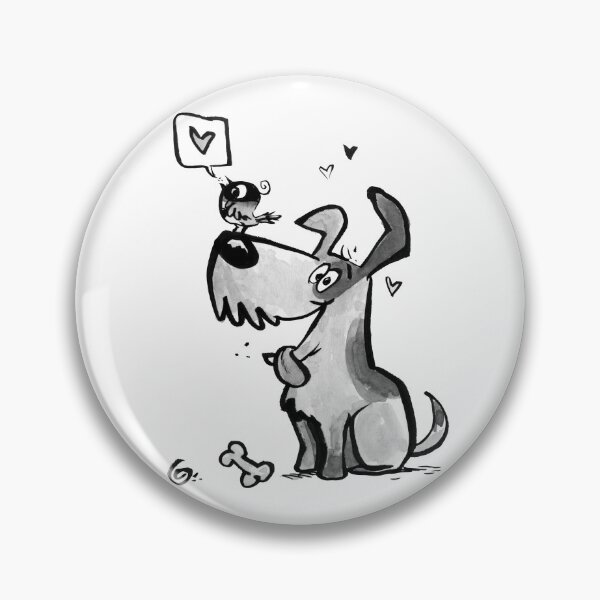 Item preview, Dog and a Loving Bird designed and sold by Grasdal.