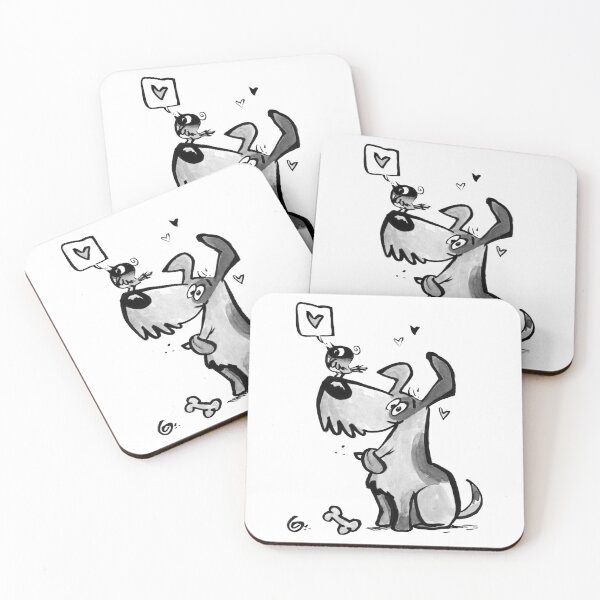 Item preview, Dog and a Loving Bird designed and sold by Grasdal.