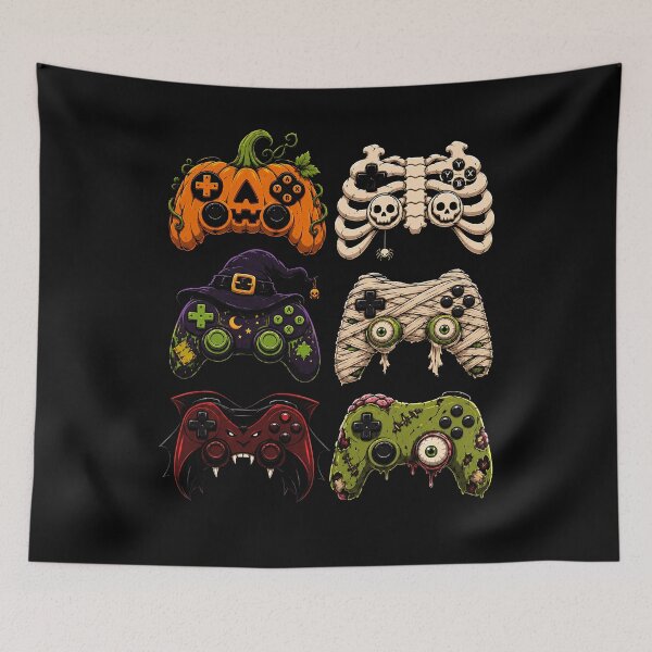 Item preview, Spooky Gaming Controllers for Halloween Lovers designed and sold by rafaeltto.