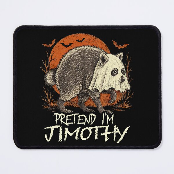 Item preview, pretend i'm jimothy Jimothy Raccoon Halloween Spooky Season designed and sold by watanabeee.