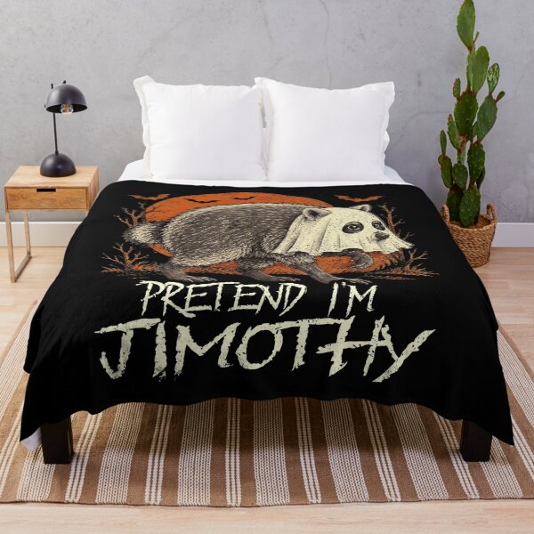 Item preview, pretend i'm jimothy Jimothy Raccoon Halloween Spooky Season designed and sold by watanabeee.