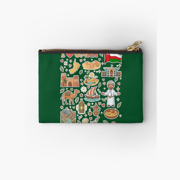 Item preview, Oman Landmarks & Heritage Cute Doodle Collage معالم وتراث سلطنة عمان - رسم كرتوني لطيف designed and sold by mashmosh.