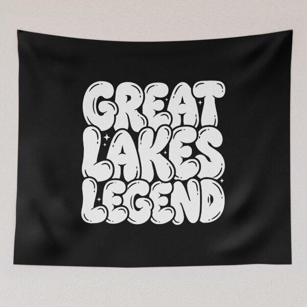 Item preview, Great Lakes Maritime Legend Typography Art AUG-304 designed and sold by noberic.