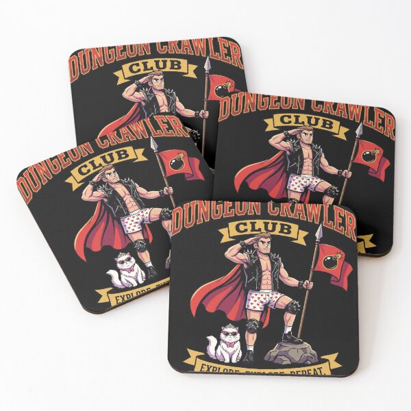 Item preview, Dungeon Crawler Club Retro Mascot - Explore Explode Repeat designed and sold by AdyKurniawan.